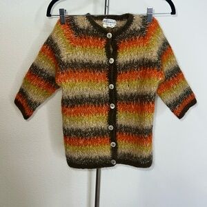 Hochschild/Kohn Made In Italy Wool/Mohair Blend Cardigan Sweater